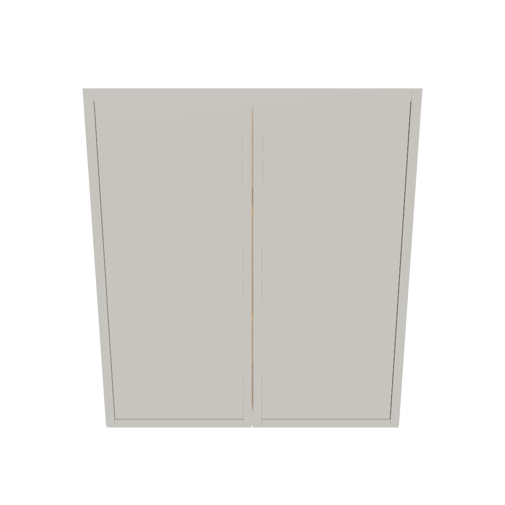 Modernform Cabinet Slim Dove White 27" W X 30" H X 12" D Double Door Wall Cabinet