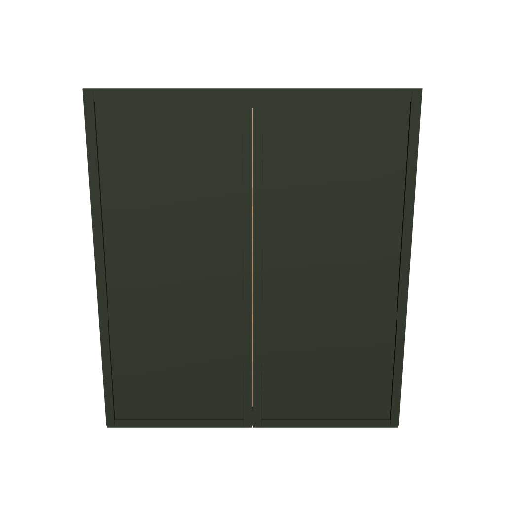 Modernform Cabinet Slim Sage Green 27" W X 30" H X 12" D Double Door Wall Cabinet