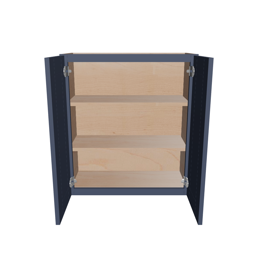Modernform Cabinet Signature Blue 27" W X 30" H X 12" D Double Door Wall Cabinet