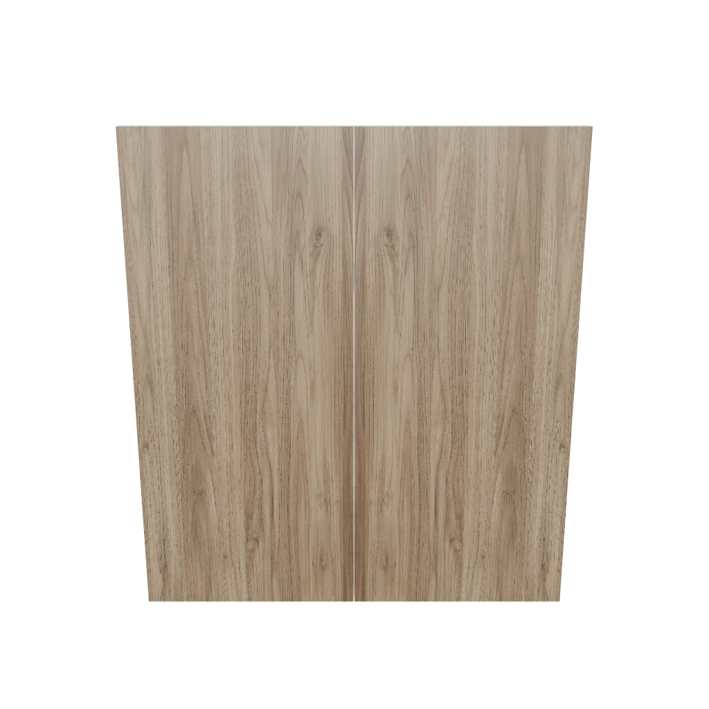 Modernform Cabinet Walnut 27" W X 30" H X 12" D Double Door Wall Cabinet