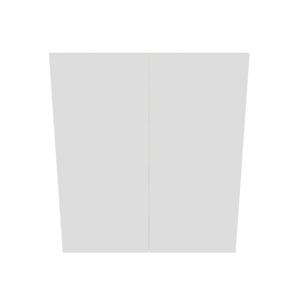 Modernform Cabinet Gloss White 27" W X 30" H X 12" D Double Door Wall Cabinet