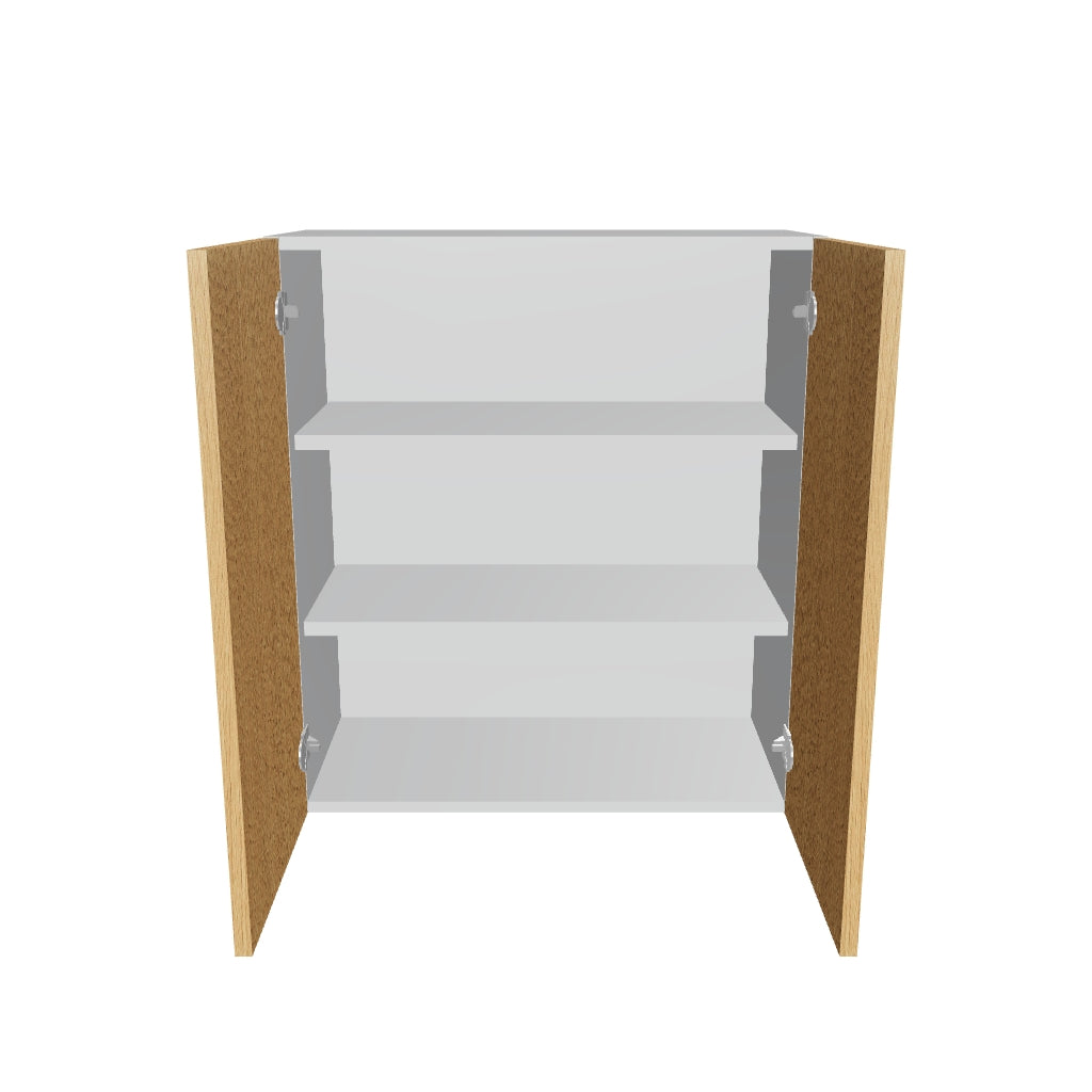 Modernform Cabinet Natural Oak 27" W X 30" H X 12" D Double Door Wall Cabinet