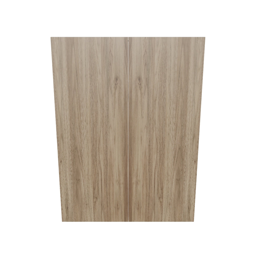 Modernform Cabinet Walnut 27" W X 36" H X 12" D Double Door Wall Cabinet