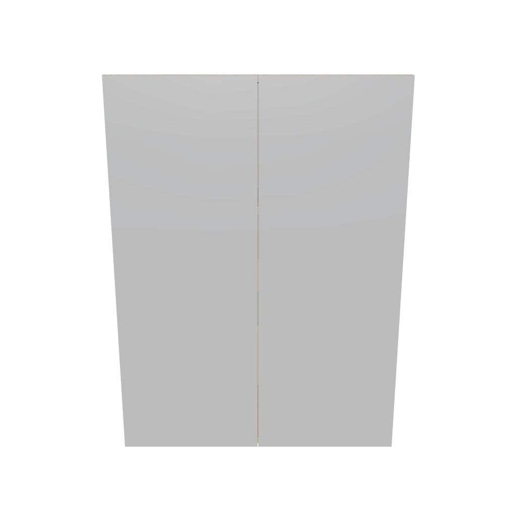 Modernform Cabinet Matte White 27" W X 36" H X 12" D Double Door Wall Cabinet