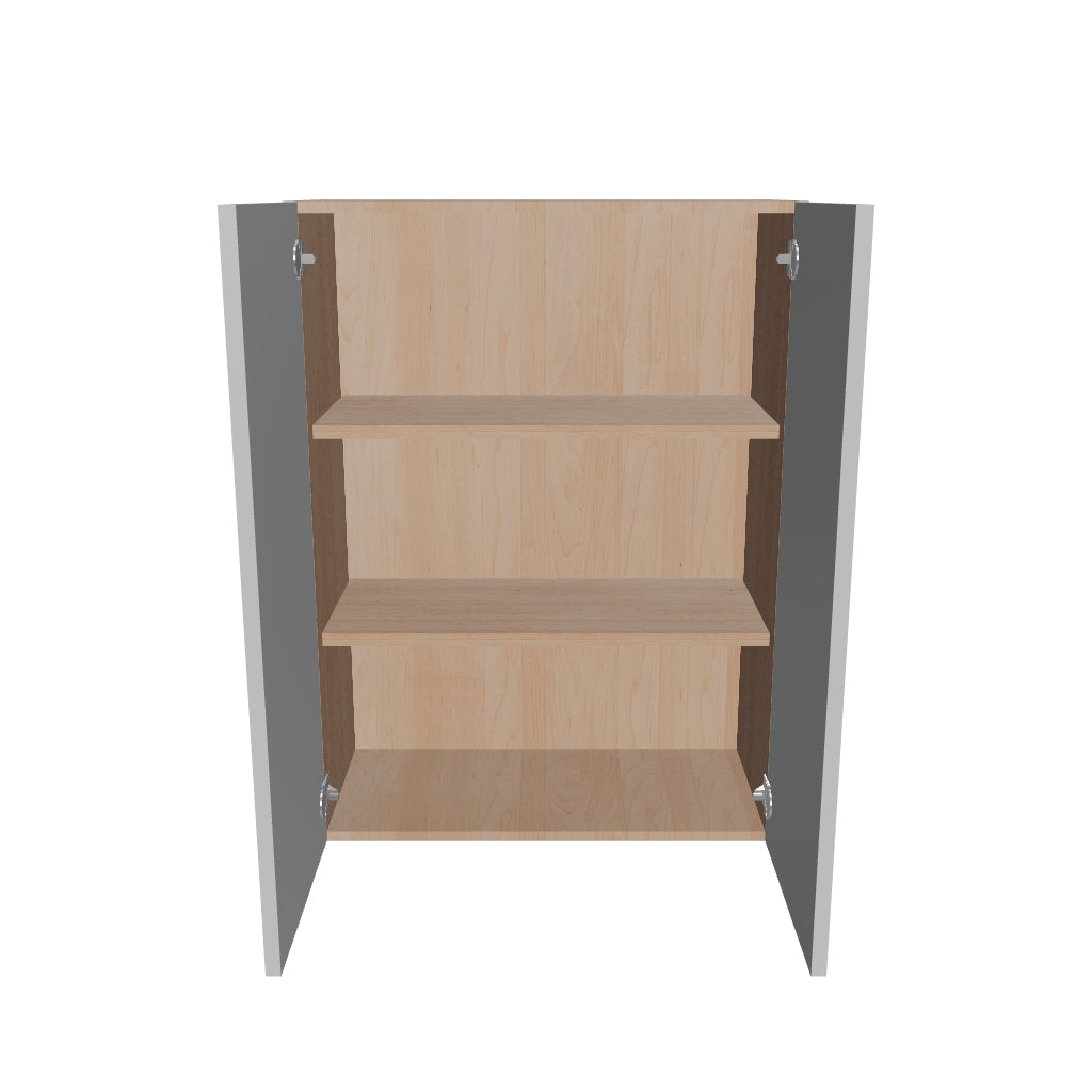 Modernform Cabinet Matte White 27" W X 36" H X 12" D Double Door Wall Cabinet