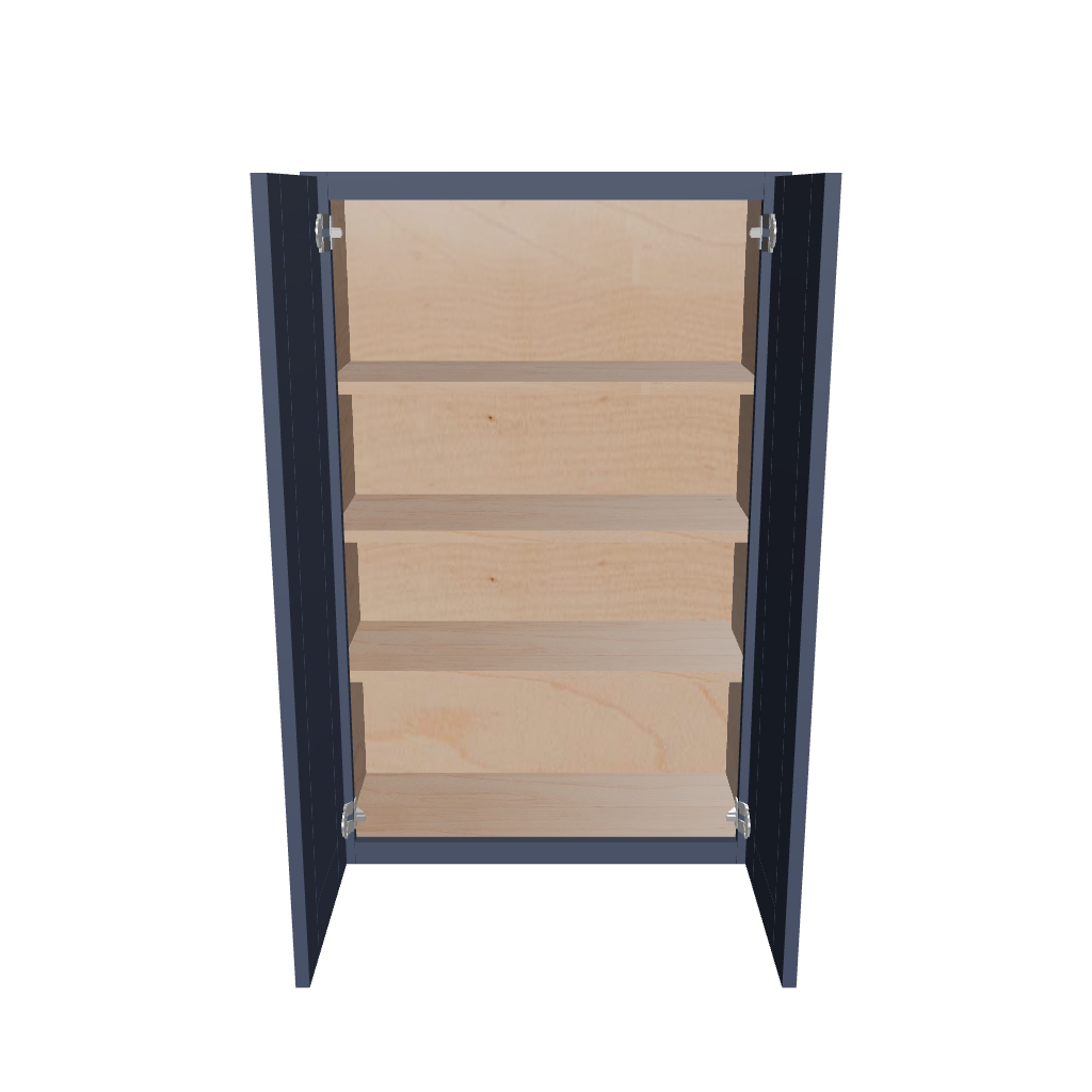 Modernform Cabinet Signature Blue 27" W X 42" H X 12" D Double Door Wall Cabinet