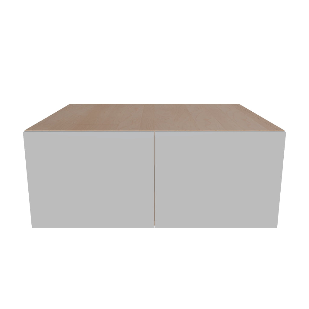 Modernform Cabinet Matte White 30" W X 12" H X 24" D Double Door Wall Cabinet