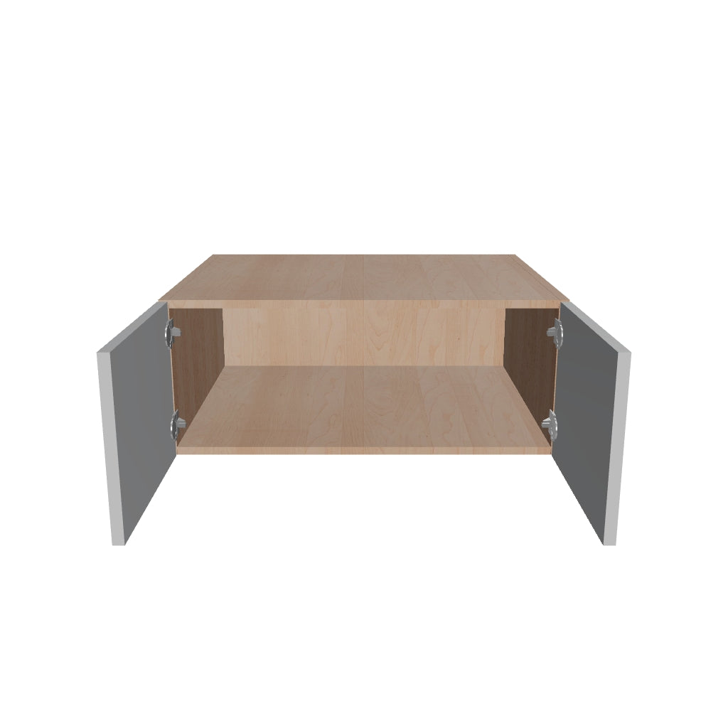 Modernform Cabinet Matte White 30" W X 12" H X 24" D Double Door Wall Cabinet