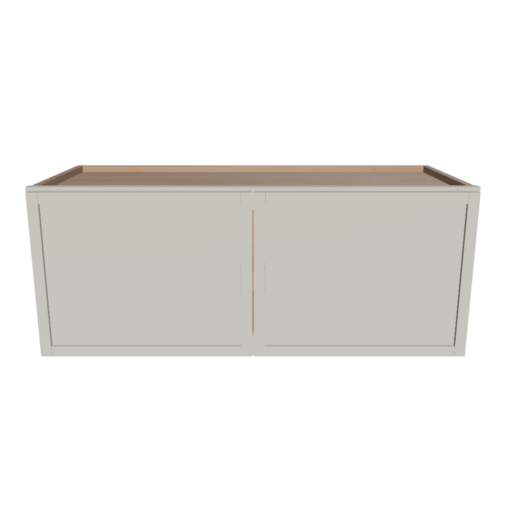 Modernform Cabinet Slim Dove White 30" W X 12" H X 12" D Double Door Wall Cabinet