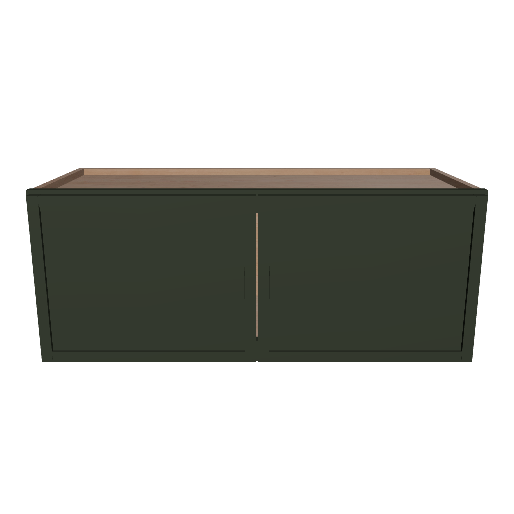 Modernform Cabinet Slim Sage Green 30" W X 12" H X 12" D Double Door Wall Cabinet