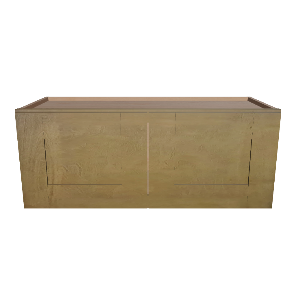 Modernform Cabinet Natural Shaker 30" W X 12" H X 12" D Double Door Wall Cabinet