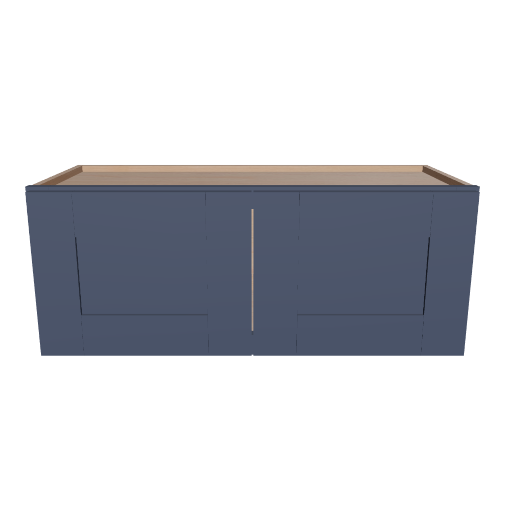 Modernform Cabinet Signature Blue 30" W X 12" H X 12" D Double Door Wall Cabinet