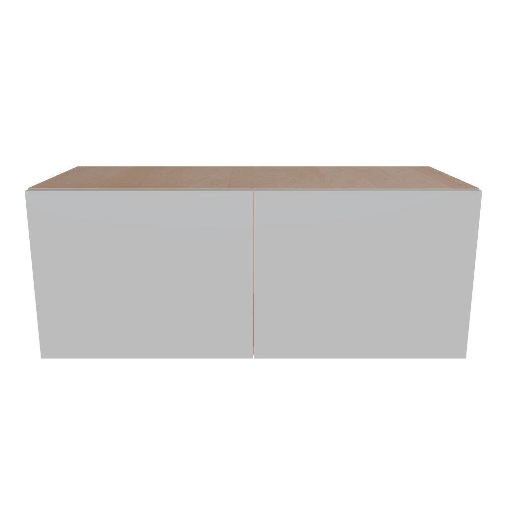 Modernform Cabinet Matte White 30" W X 12" H X 12" D Double Door Wall Cabinet