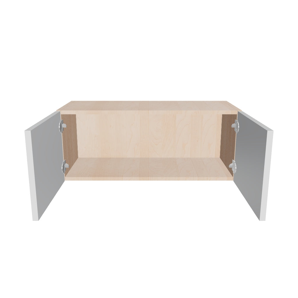 Modernform Cabinet Gloss White 30" W X 12" H X 12" D Double Door Wall Cabinet