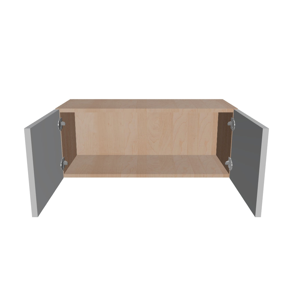 Modernform Cabinet Matte White 30" W X 12" H X 12" D Double Door Wall Cabinet