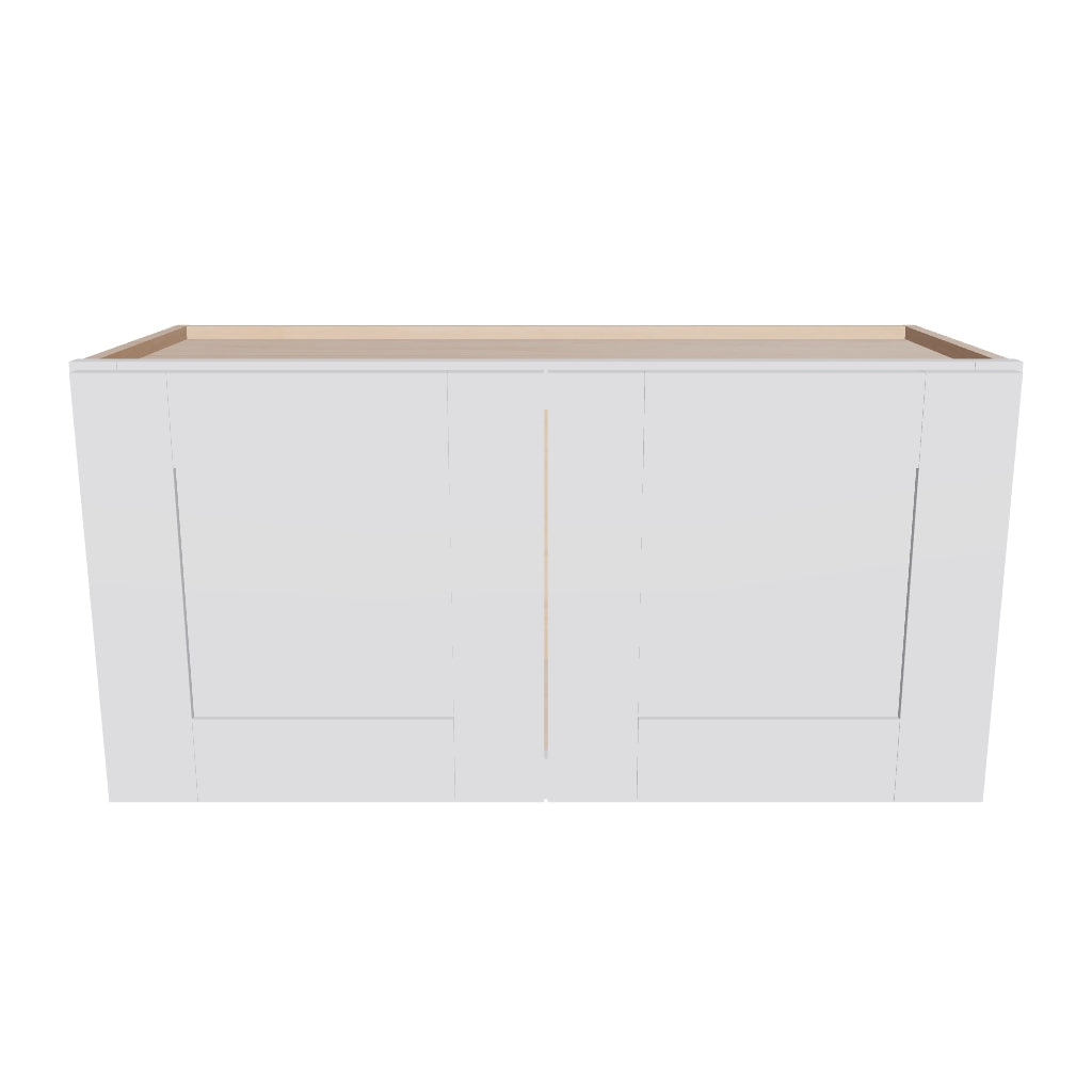 Modernform Cabinet Grey Shaker 30" W X 15" H X 12" D Double Door Wall Cabinet