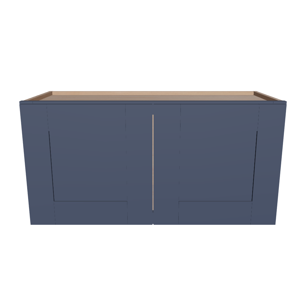 Modernform Cabinet Signature Blue 30" W X 15" H X 12" D Double Door Wall Cabinet