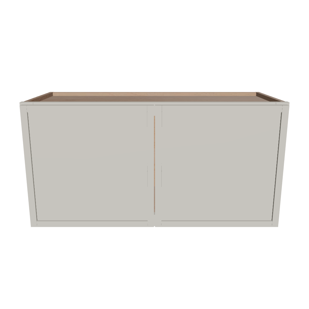 Modernform Cabinet Slim Dove White 30" W X 15" H X 12" D Double Door Wall Cabinet