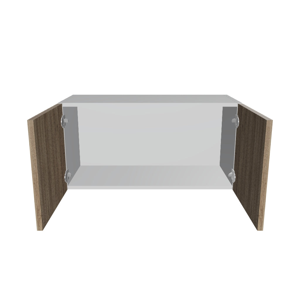 Modernform Cabinet Walnut 30" W X 15" H X 12" D Double Door Wall Cabinet