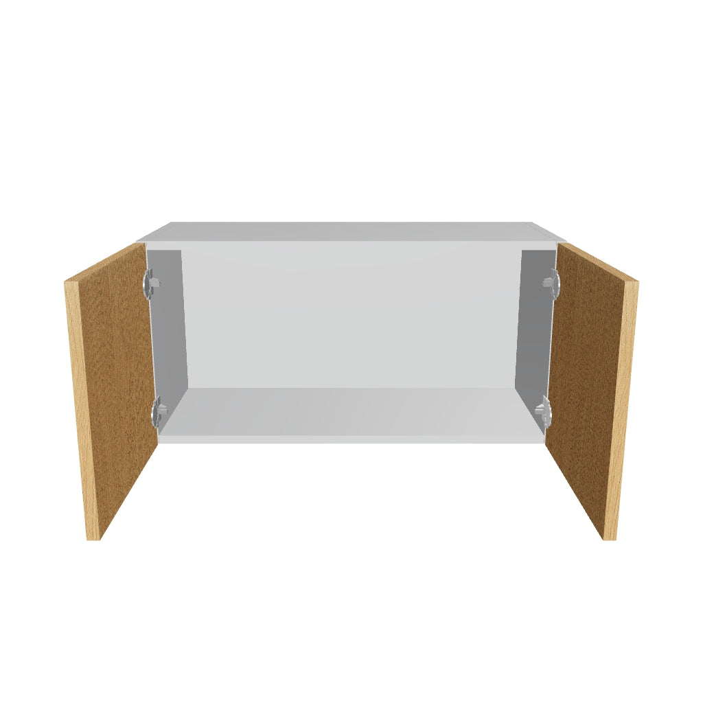 Modernform Cabinet Natural Oak 30" W X 15" H X 12" D Double Door Wall Cabinet
