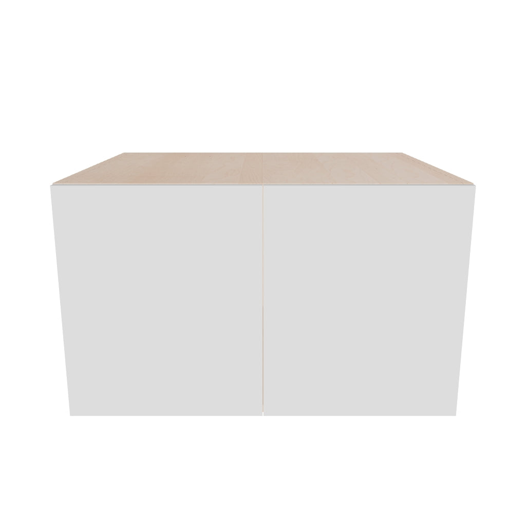 Modernform Cabinet Gloss White 30" W X 18" H X 24" D Double Door Wall Cabinet