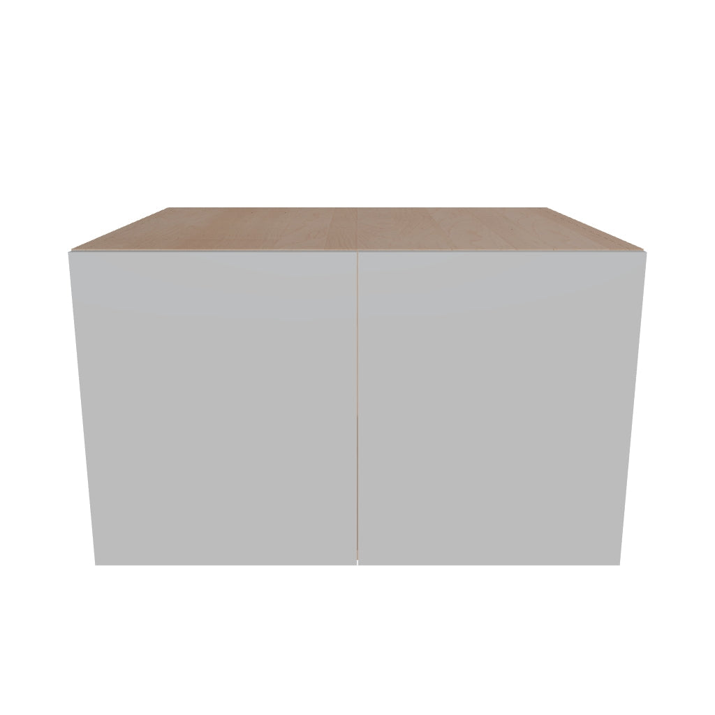 Modernform Cabinet Matte White 30" W X 18" H X 24" D Double Door Wall Cabinet