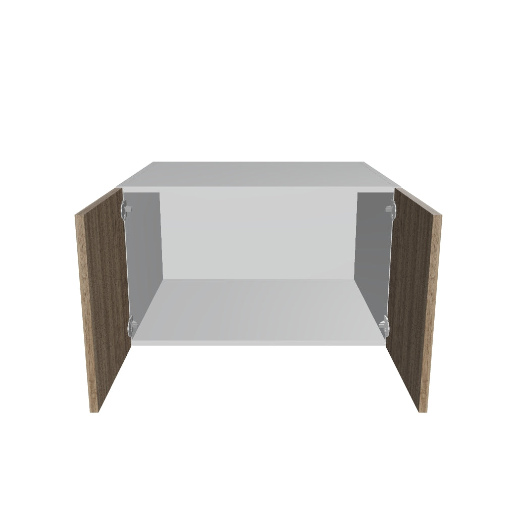 Modernform Cabinet Walnut 30" W X 18" H X 24" D Double Door Wall Cabinet