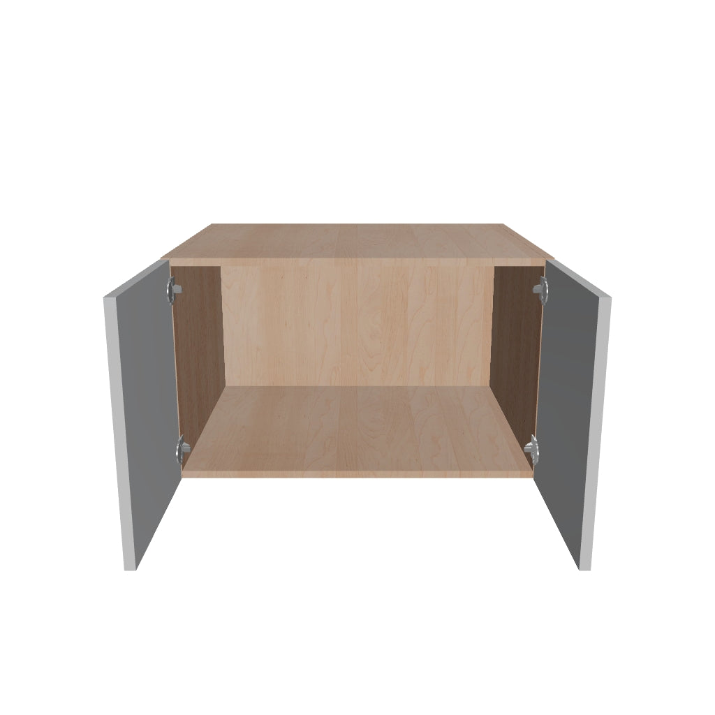 Modernform Cabinet Matte White 30" W X 18" H X 24" D Double Door Wall Cabinet