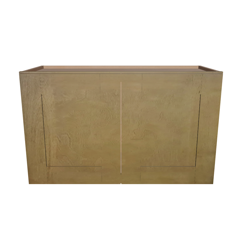 Modernform Cabinet Natural Shaker 30" W X 18" H X 12" D Double Door Wall Cabinet