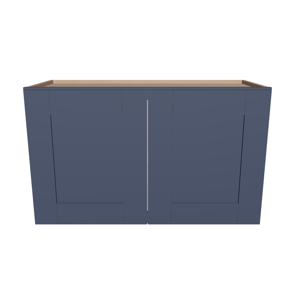 Modernform Cabinet Signature Blue 30" W X 18" H X 12" D Double Door Wall Cabinet