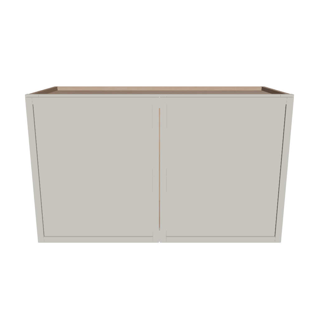 Modernform Cabinet Slim Dove White 30" W X 18" H X 12" D Double Door Wall Cabinet