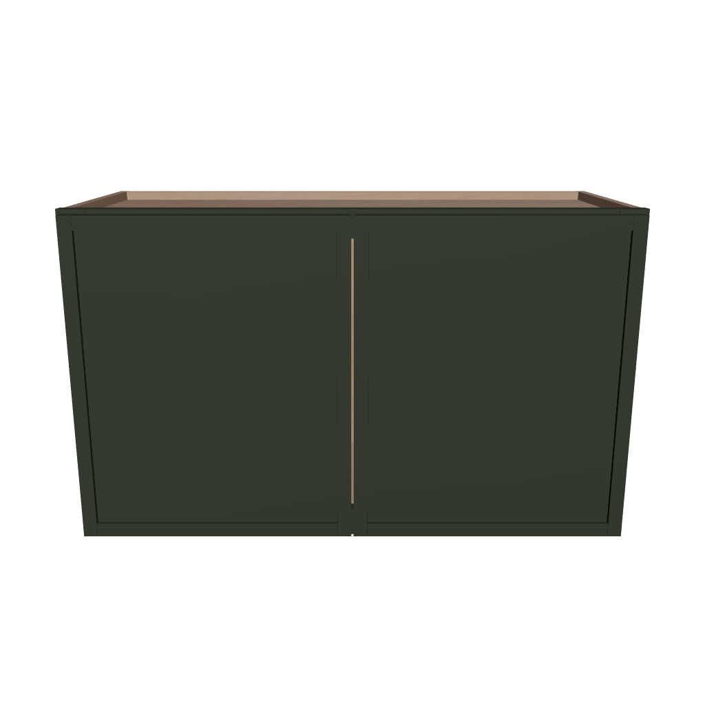 Modernform Cabinet Slim Sage Green 30" W X 18" H X 12" D Double Door Wall Cabinet
