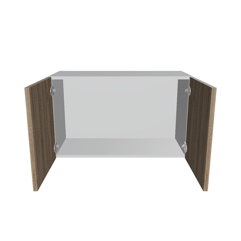 Modernform Cabinet Walnut 30" W X 18" H X 12" D Double Door Wall Cabinet