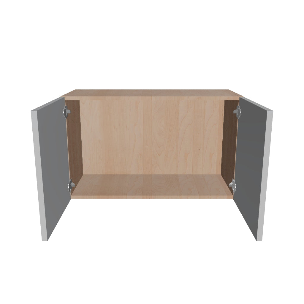 Modernform Cabinet Matte White 30" W X 18" H X 12" D Double Door Wall Cabinet