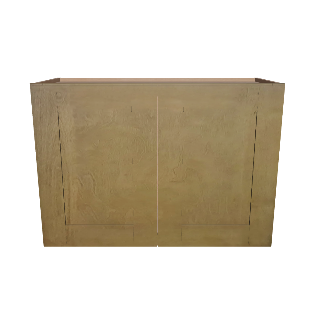 Modernform Cabinet Natural Shaker 30" W X 21" H X 12" D Double Door Wall Cabinet