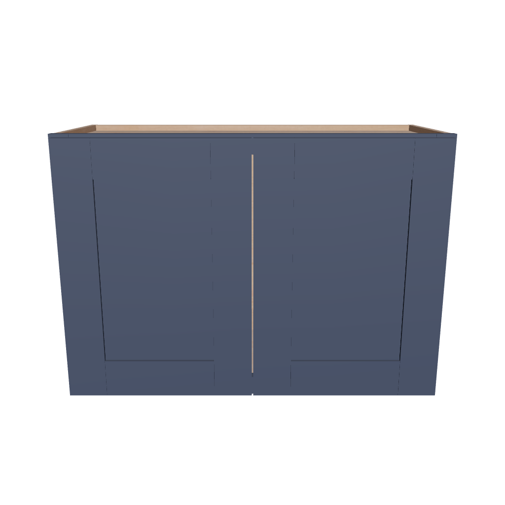 Modernform Cabinet Signature Blue 30" W X 21" H X 12" D Double Door Wall Cabinet