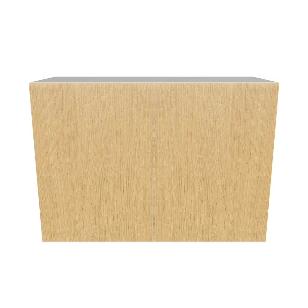 Modernform Cabinet Natural Oak 30" W X 21" H X 12" D Double Door Wall Cabinet
