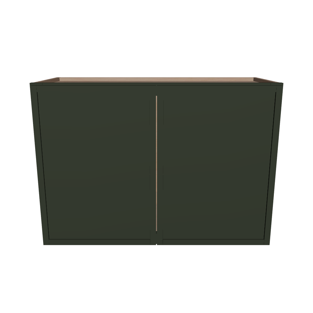 Modernform Cabinet Slim Sage Green 30" W X 21" H X 12" D Double Door Wall Cabinet