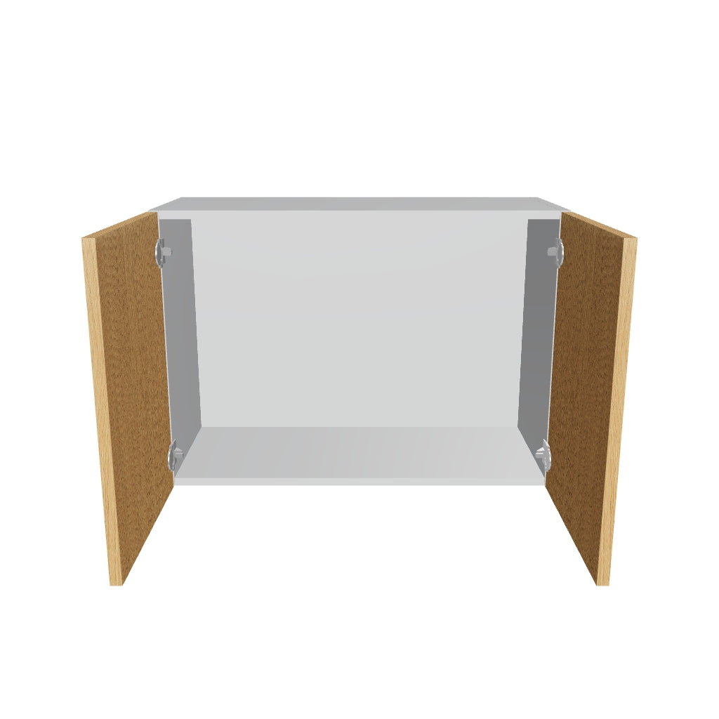 Modernform Cabinet Natural Oak 30" W X 21" H X 12" D Double Door Wall Cabinet
