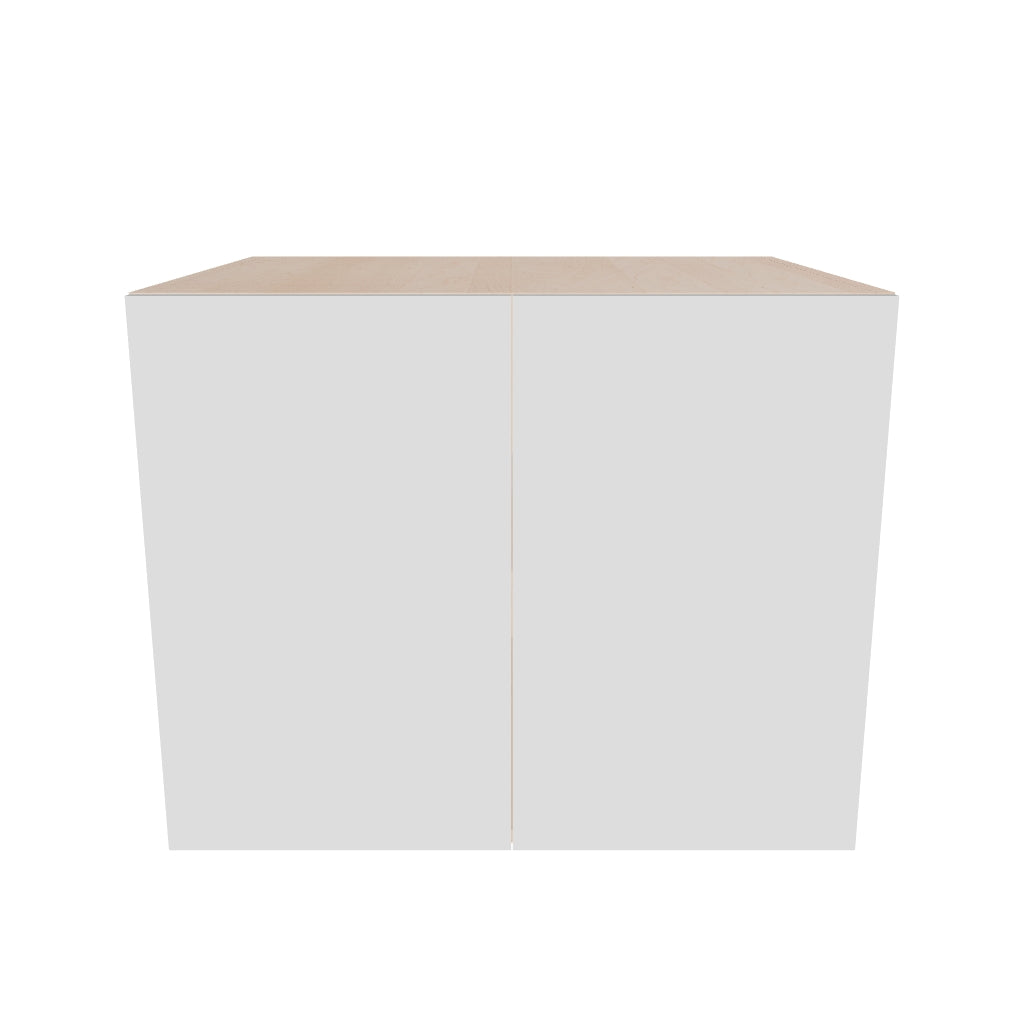 Modernform Cabinet Gloss White 30" W X 24" H X 24" D Double Door Wall Cabinet