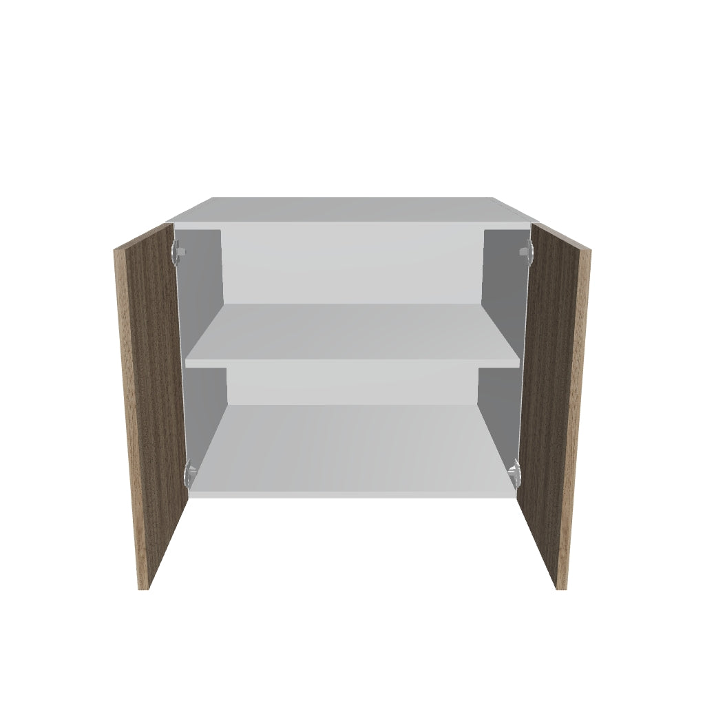 Modernform Cabinet Walnut 30" W X 24" H X 24" D Double Door Wall Cabinet
