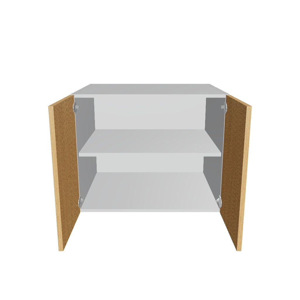 Modernform Cabinet Natural Oak 30" W X 24" H X 24" D Double Door Wall Cabinet