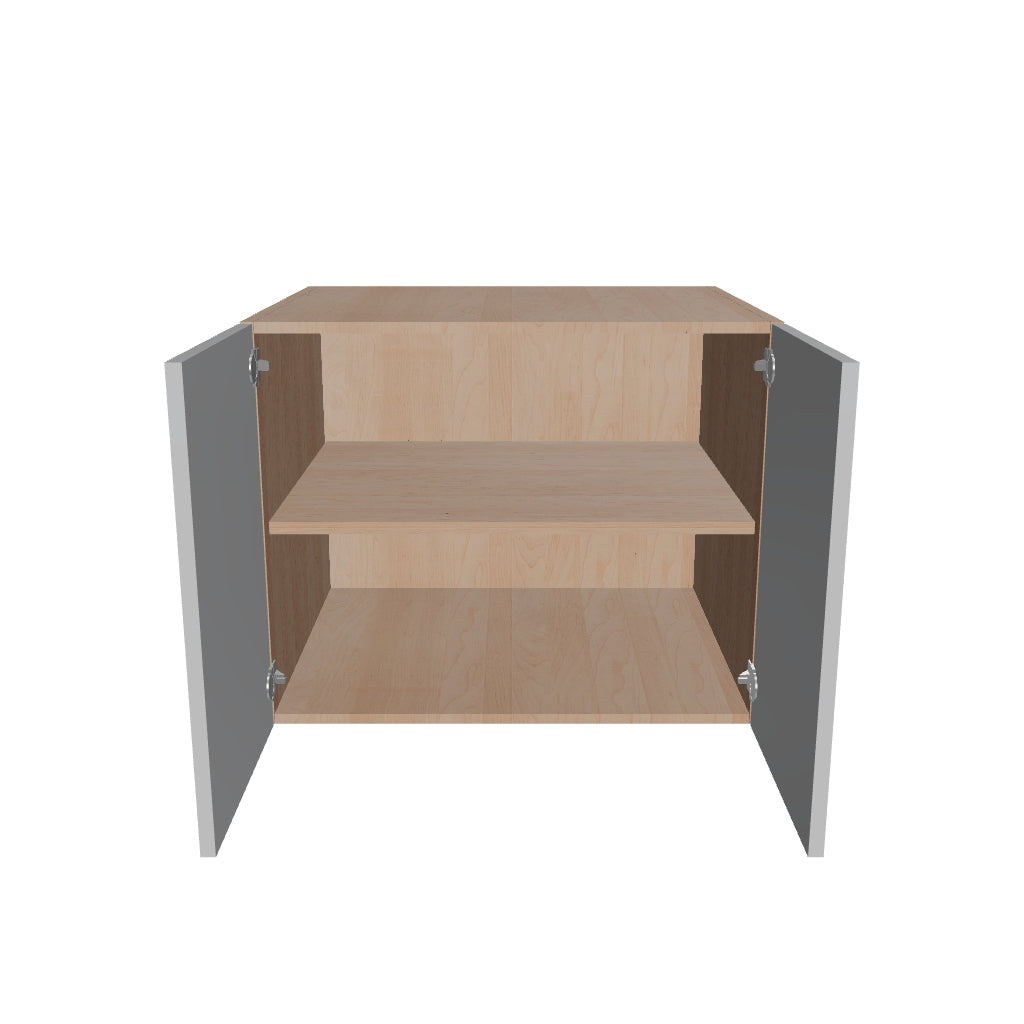 Modernform Cabinet Matte White 30" W X 24" H X 24" D Double Door Wall Cabinet