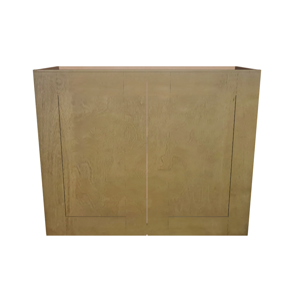Modernform Cabinet Natural Shaker 30" W X 24" H X 12" D Double Door Wall Cabinet