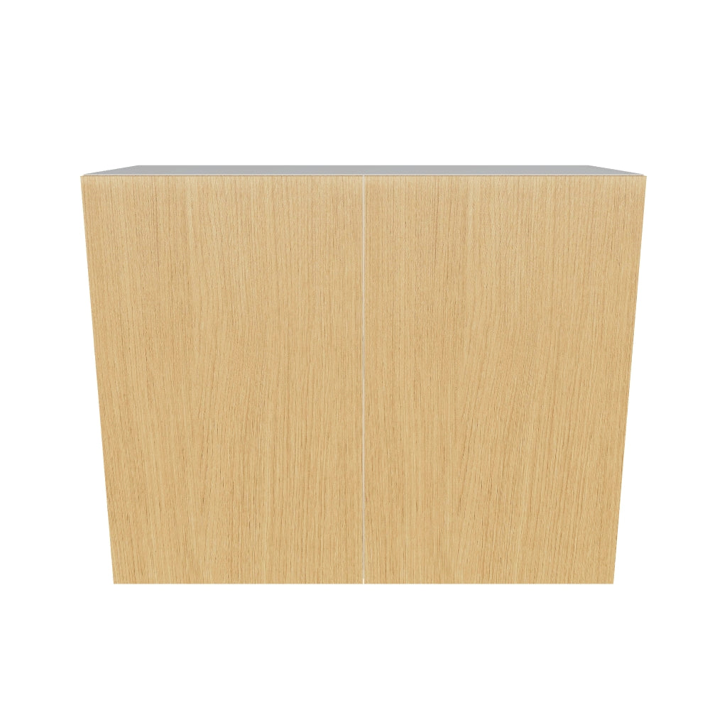 Modernform Cabinet Natural Oak 30" W X 24" H X 12" D Double Door Wall Cabinet