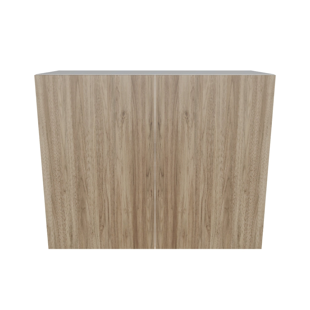 Modernform Cabinet Walnut 30" W X 24" H X 12" D Double Door Wall Cabinet