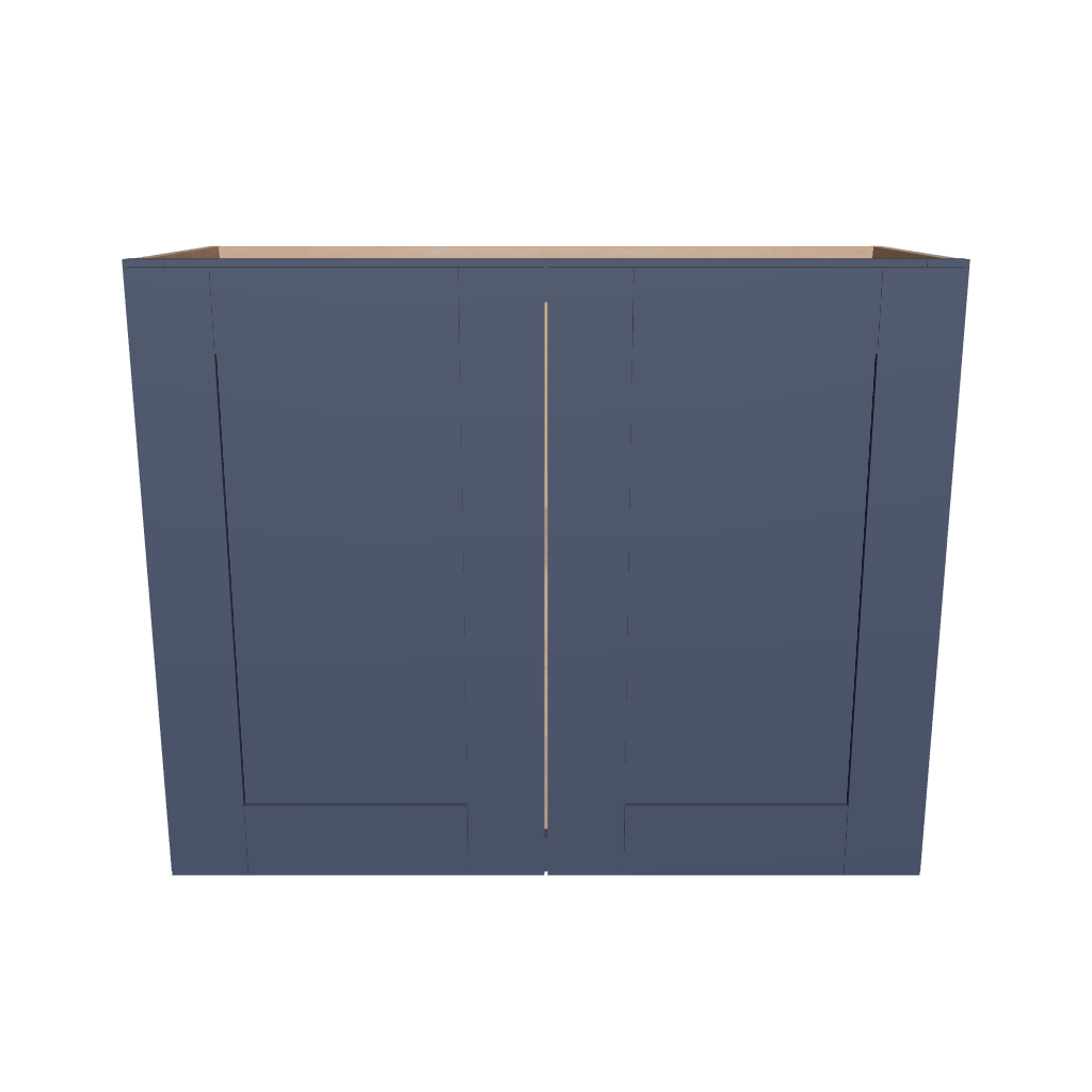 Modernform Cabinet Signature Blue 30" W X 24" H X 12" D Double Door Wall Cabinet