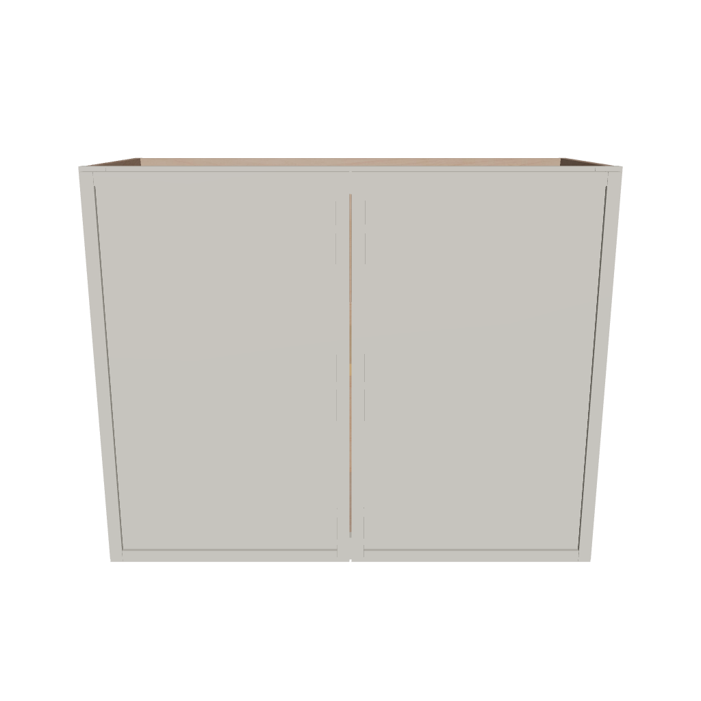 Modernform Cabinet Slim Dove White 30" W X 24" H X 12" D Double Door Wall Cabinet