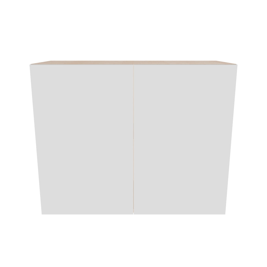 Modernform Cabinet Gloss White 30" W X 24" H X 12" D Double Door Wall Cabinet