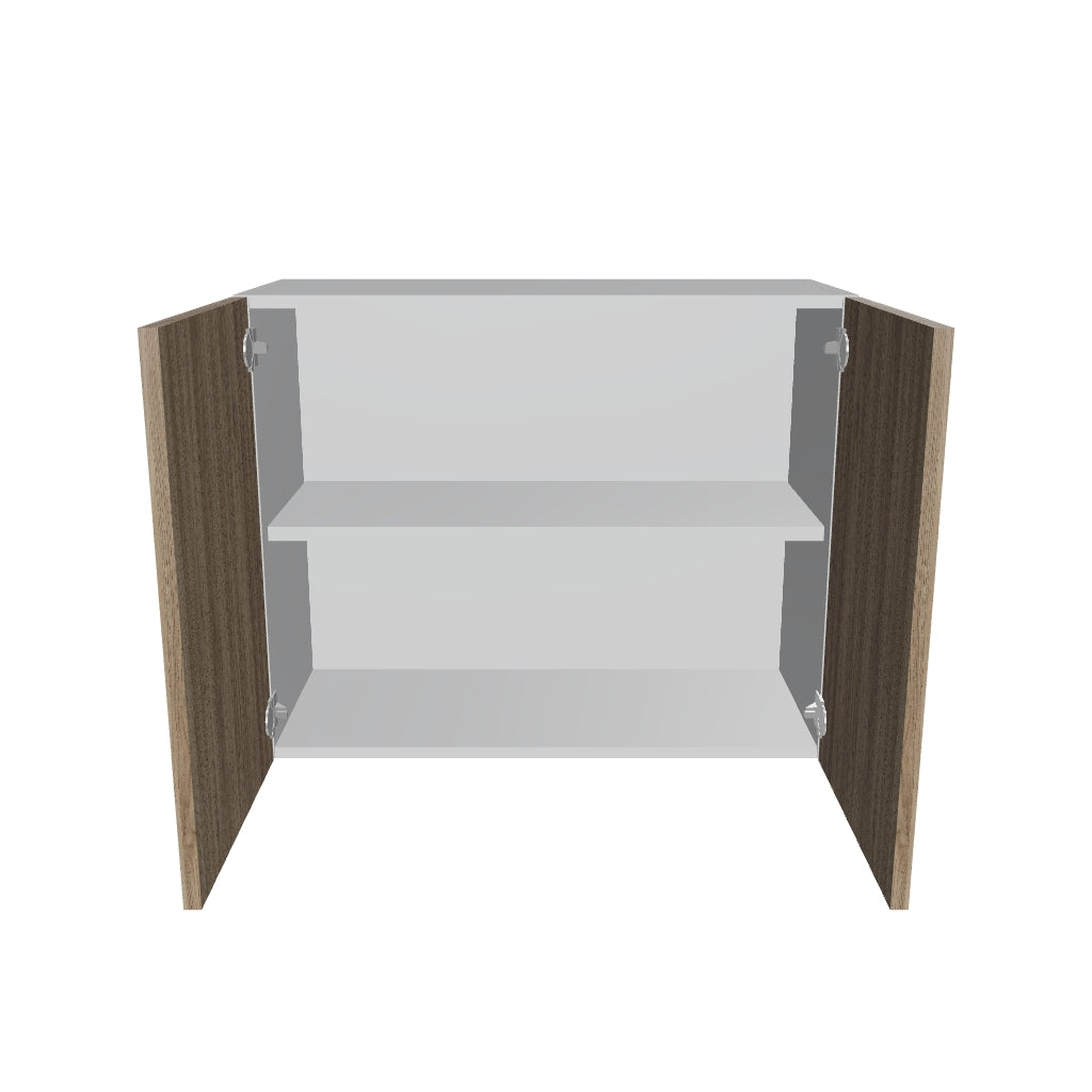 Modernform Cabinet Walnut 30" W X 24" H X 12" D Double Door Wall Cabinet